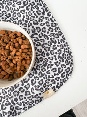 WATERPROOF LEOPARD BOWL MAT