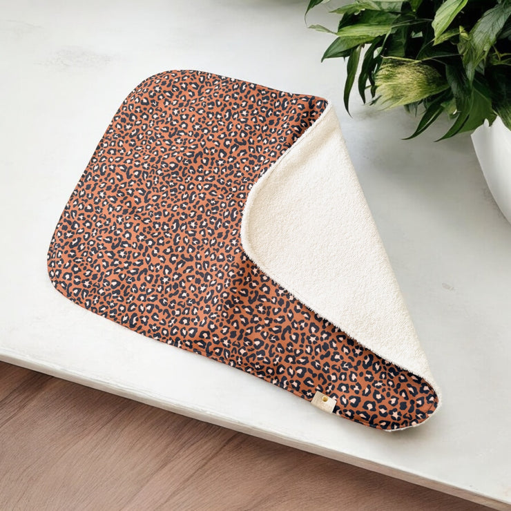 WATERPROOF LEOPARD BOWL MAT