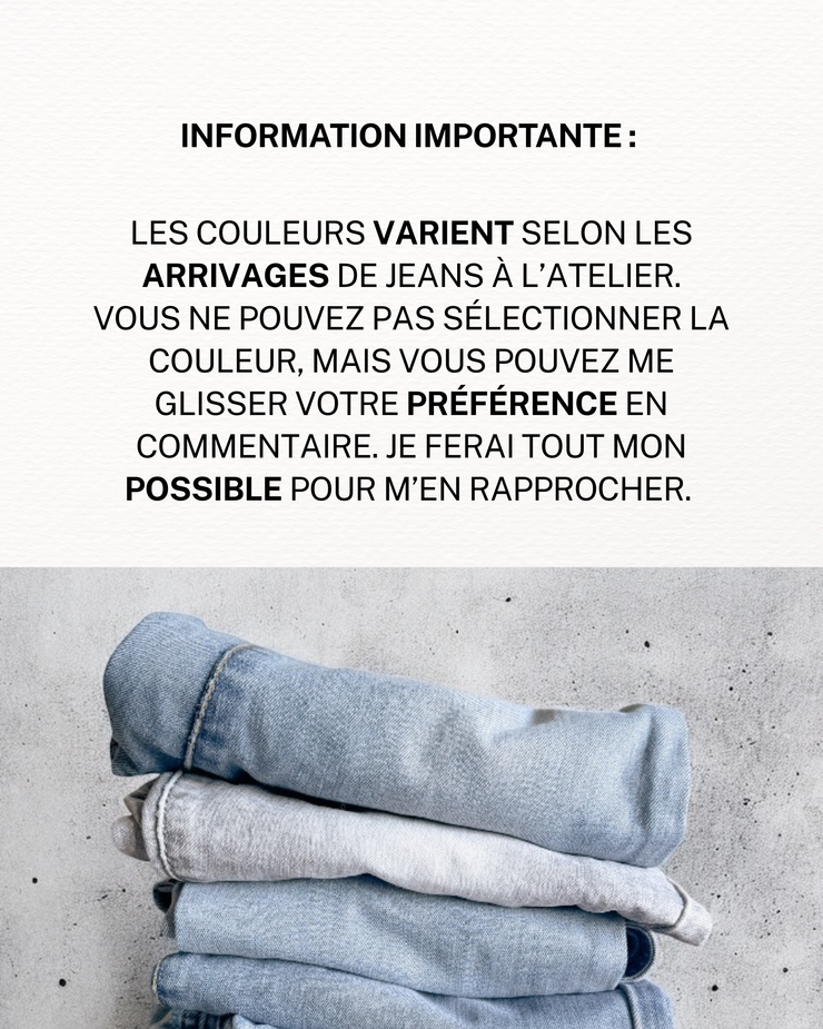 HARNAIS CHAT EN JEAN RECYCLÉ - Re-Jean Pets