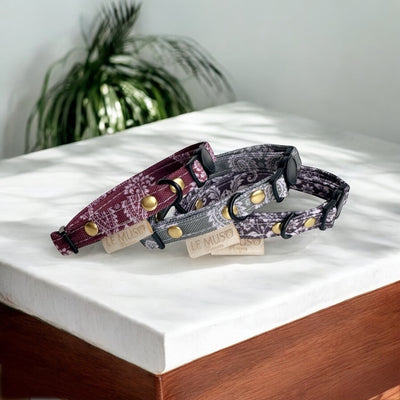 COLLIER CHAT Anti-étranglement - PAISLEY - IMPERMÉABLE
