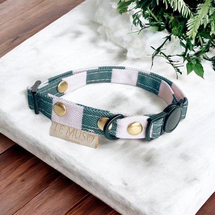 COLLIER CHAT Anti-étranglement - RAYURES - IMPERMÉABLE