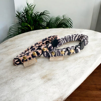 COLLIER CHAT Anti-étranglement - SAUVAGE - VELOURS