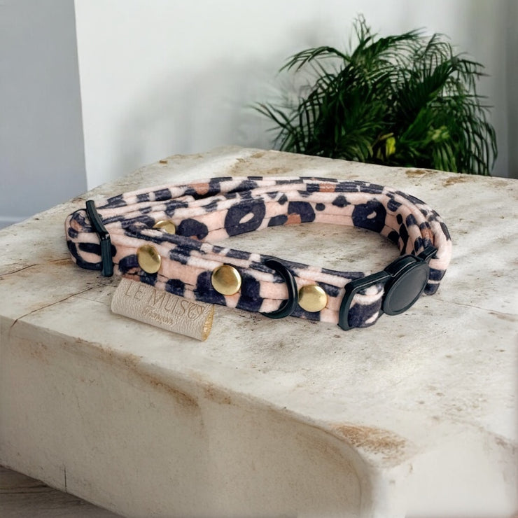 COLLIER CHAT Anti-étranglement - SAUVAGE - VELOURS