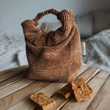 POCHETTE À FRIANDISES - VELOURS CÔTELÉ - Balade canines & félines