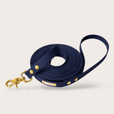 LONGE CHIEN EN BIOTHANE - BLEU MARINE