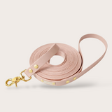 LONGE CHIEN EN BIOTHANE - ROSE POUDRÉE