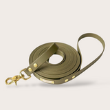 LONGE CHIEN EN BIOTHANE - OLIVE