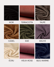 COLLIER CHAT Anti-étranglement - VELOURS CÔTELÉ