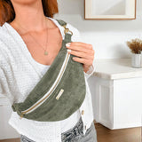 SAC BANANE VELOURS