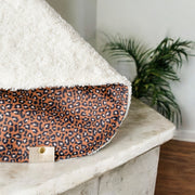 WATERPROOF LEOPARD BOWL MAT