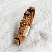 COLLIER CHAT Anti-étranglement - VELOURS CÔTELÉ