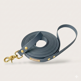 LONGE CHIEN EN BIOTHANE - BLEU PÉTROLE